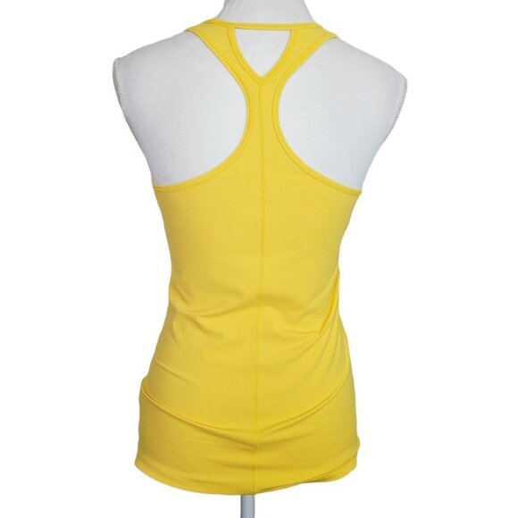 Calia XSmall Fitted Move Tank Top Yellow NWOT Athletic Racerback Casual Wear - Picture 4 of 6